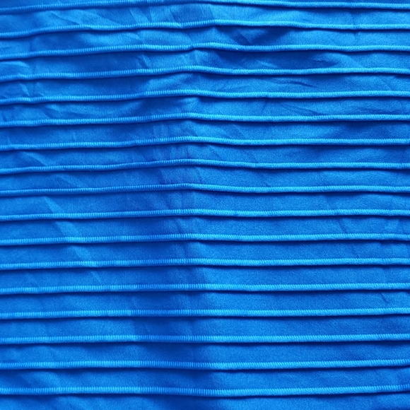 Alfani Plus Size Ribbed Blue Dress - Picture 5 of 7